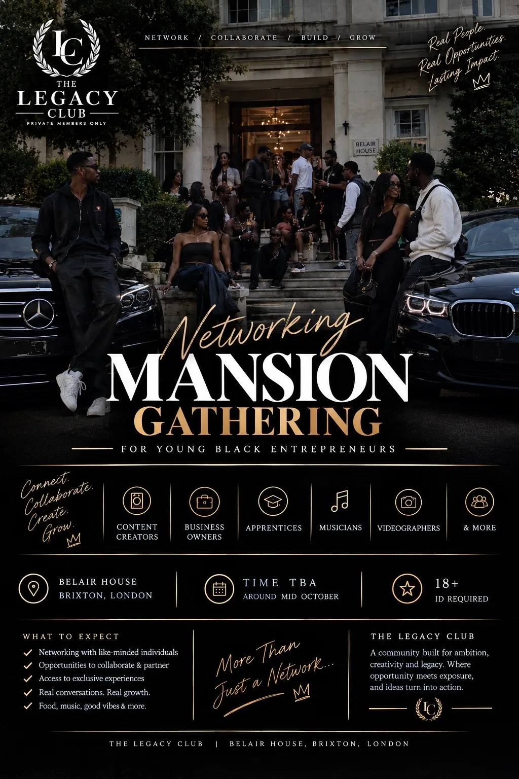 Networking Mansion Party - The Legacy Club