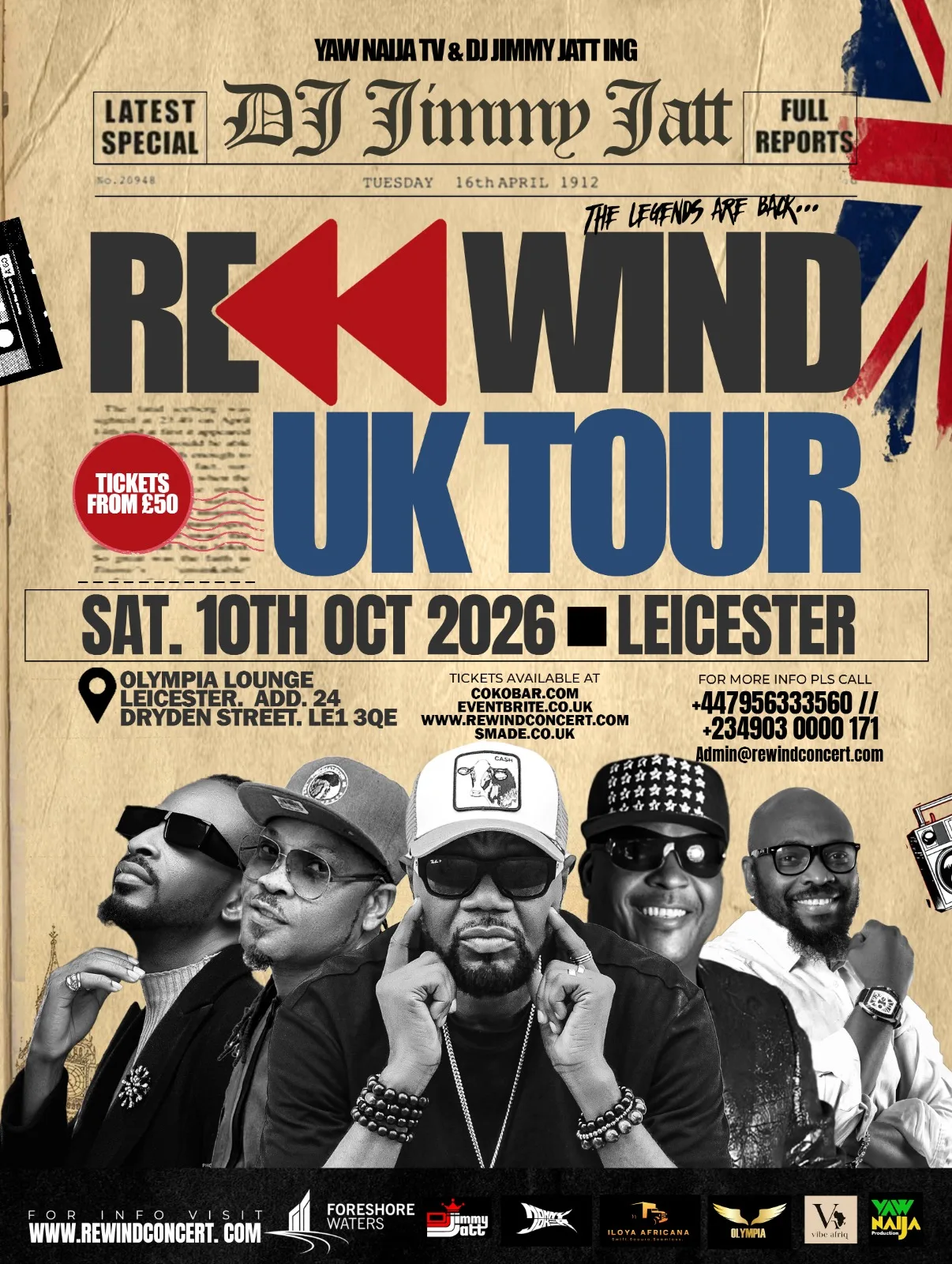 The Rewind UK Tour Leicester at Olympia