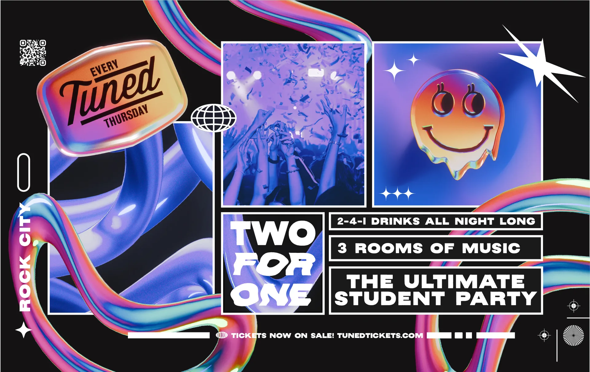 Tuned - Day Of The Dead Halloween All-Nighter Special! - Nottingham's Biggest Student Night - 2-4-1 Drinks All Night Long - (inc Silent Disco In Beta Room) 29/10/26 at Rock City