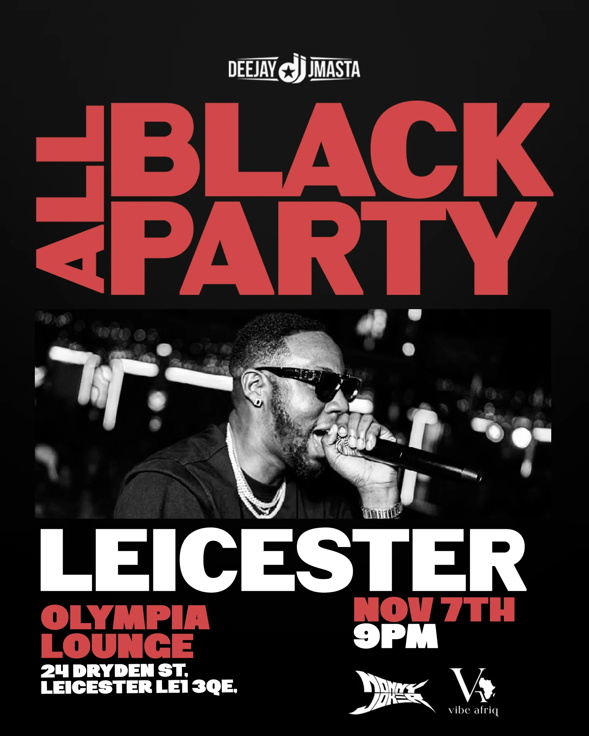 ALL BLACK PARTY LEICESTER at Olympia