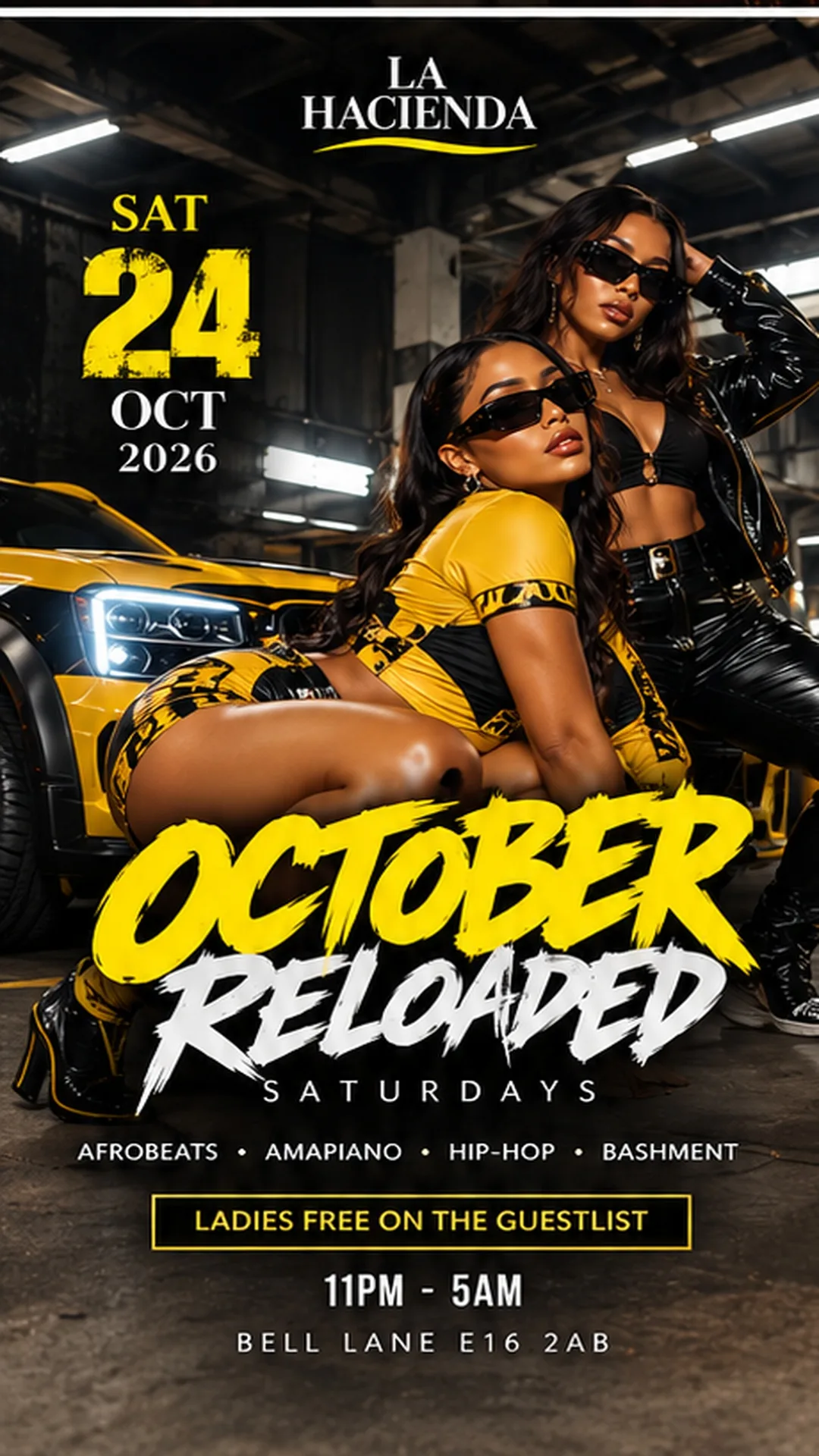 RELOADED SATURDAYS | LA HACIENDA | OCT 24 at LA Lounge(HACIENDA)