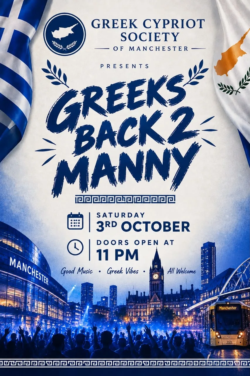 GREEKS BACK2MANNY | SATURDAY 03/10 at MN1 Manchester
