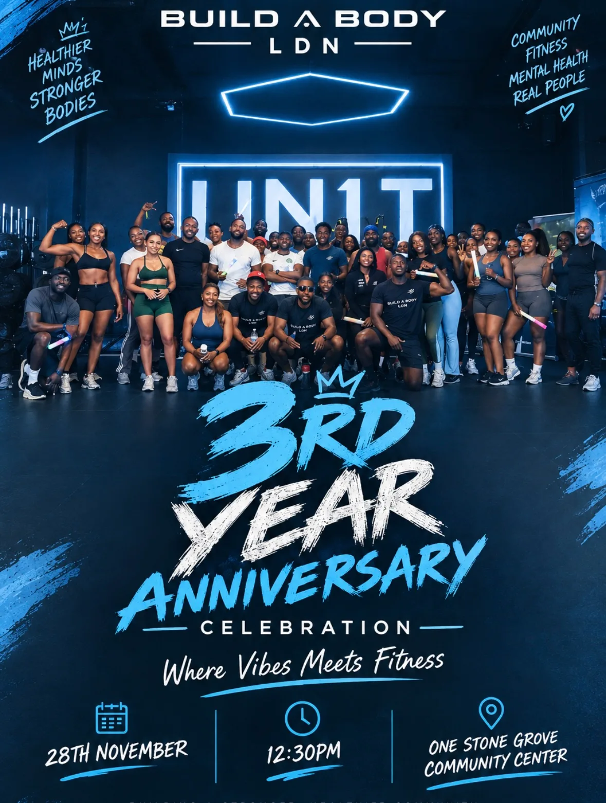 BUILD A BODY LDN - 3rd Year Anniversary Celebration