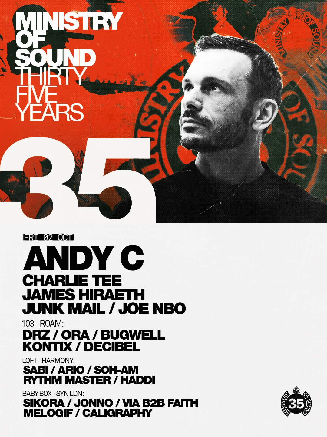 Ministry of Sound presents: Andy C 🔊