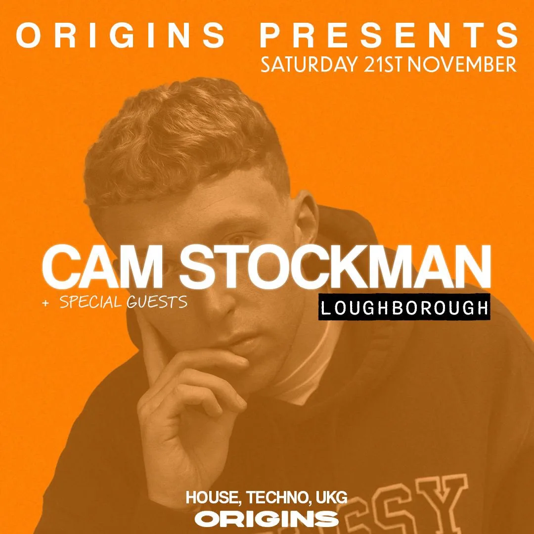 Origins: Cam Stockman at Loughborough Students Union