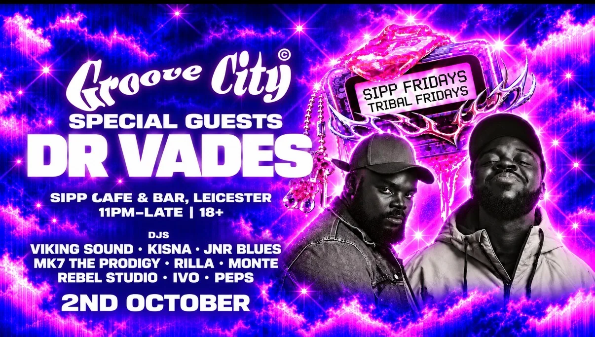 SIPP FRIDAYS x TRIBAL FRIDAYS with SPECIAL GUEST DR VADES 🔥🔥 at Sipp Cafe and Bar