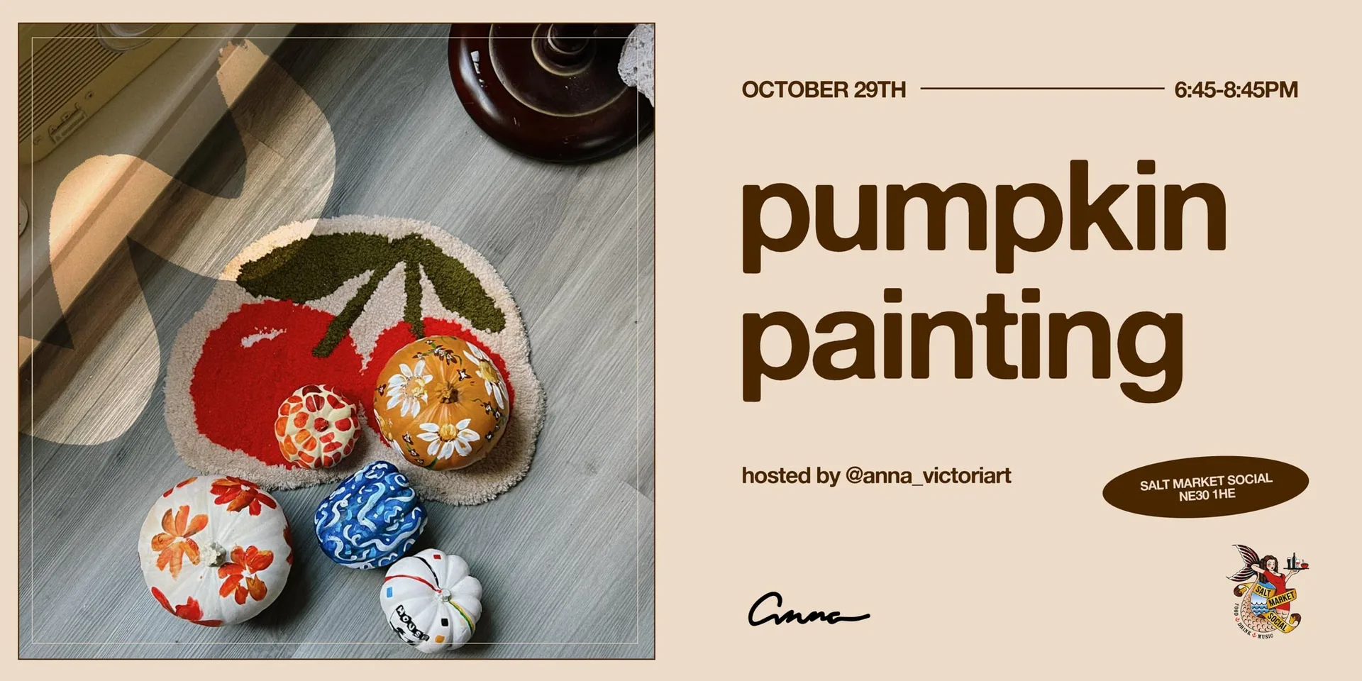 Pumpkin Painting at Salt Market Social
