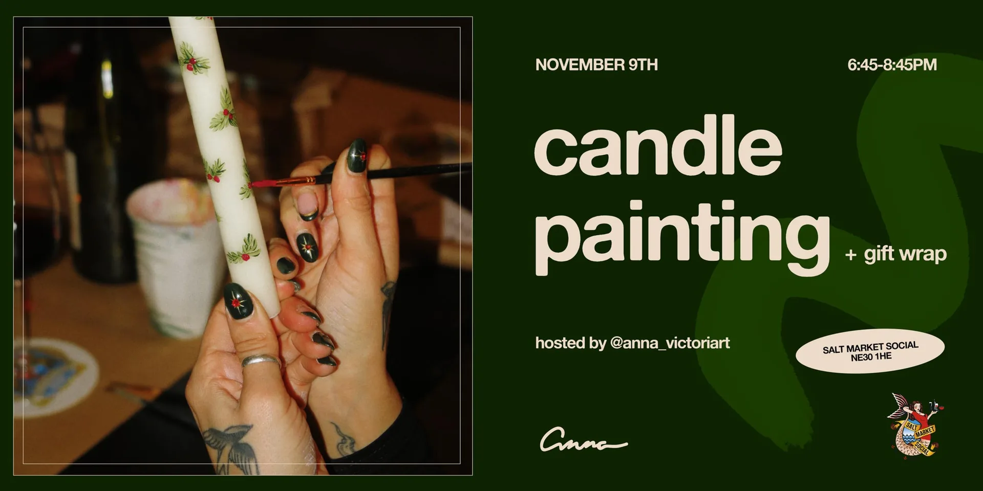 Candle Painting at Salt Market Social