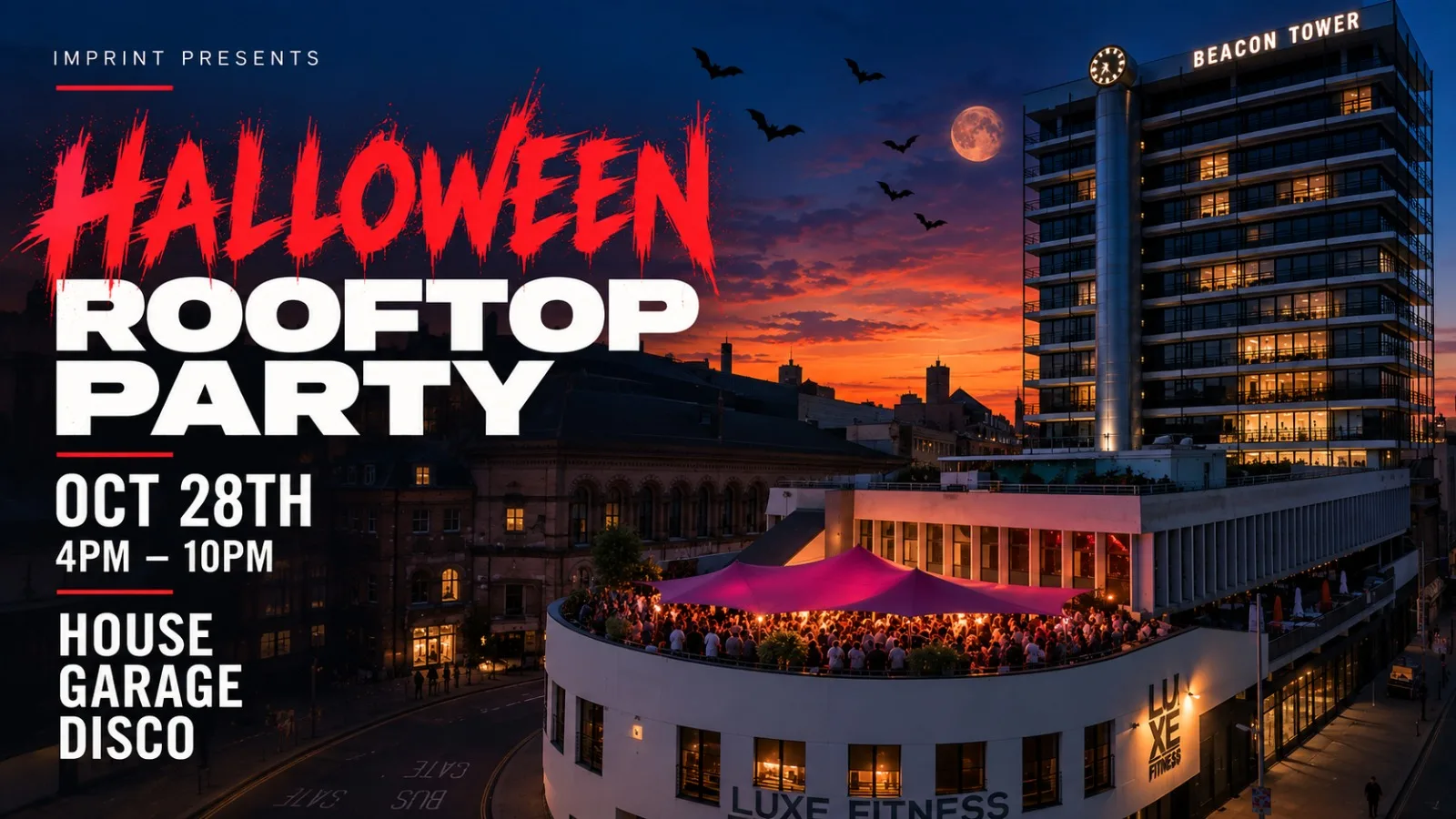 Halloween Rooftop Party (Imprint) at Bambalan