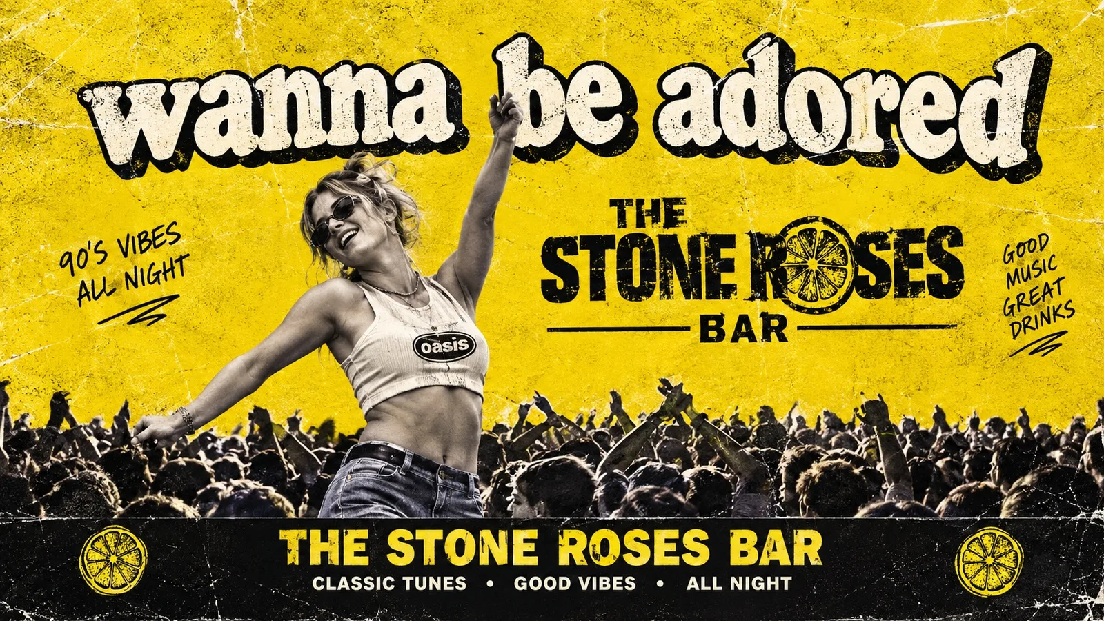Wanna Be Adored ~ Every Friday at The Stone Roses Bar