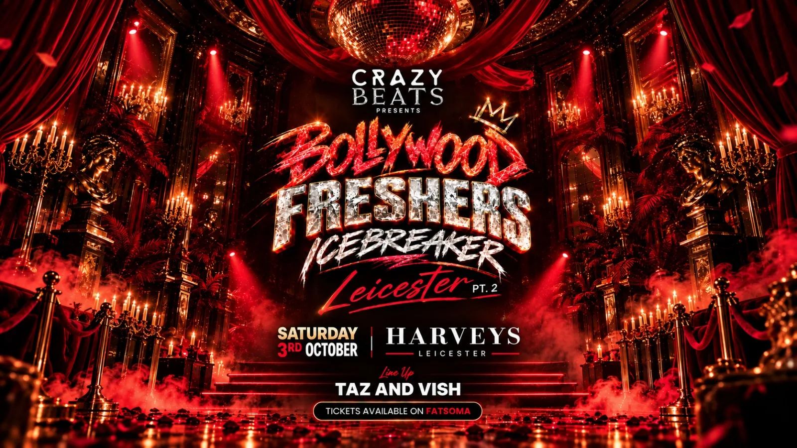 BOLLYWOOD FRESHERS ICEBREAKER  ❄️| LEICESTER at Harvey's