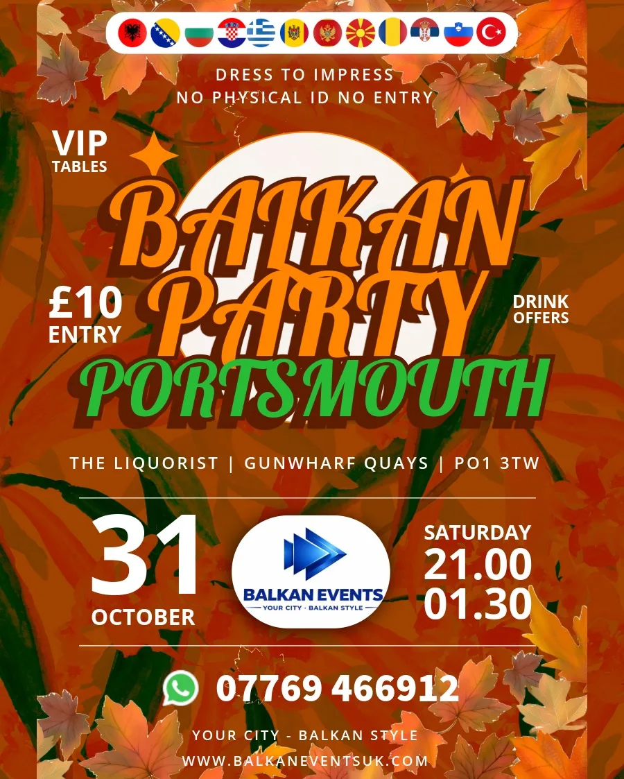 BALKAN Party PORTSMOUTH - Halloween Special at The Liquorist Portsmouth