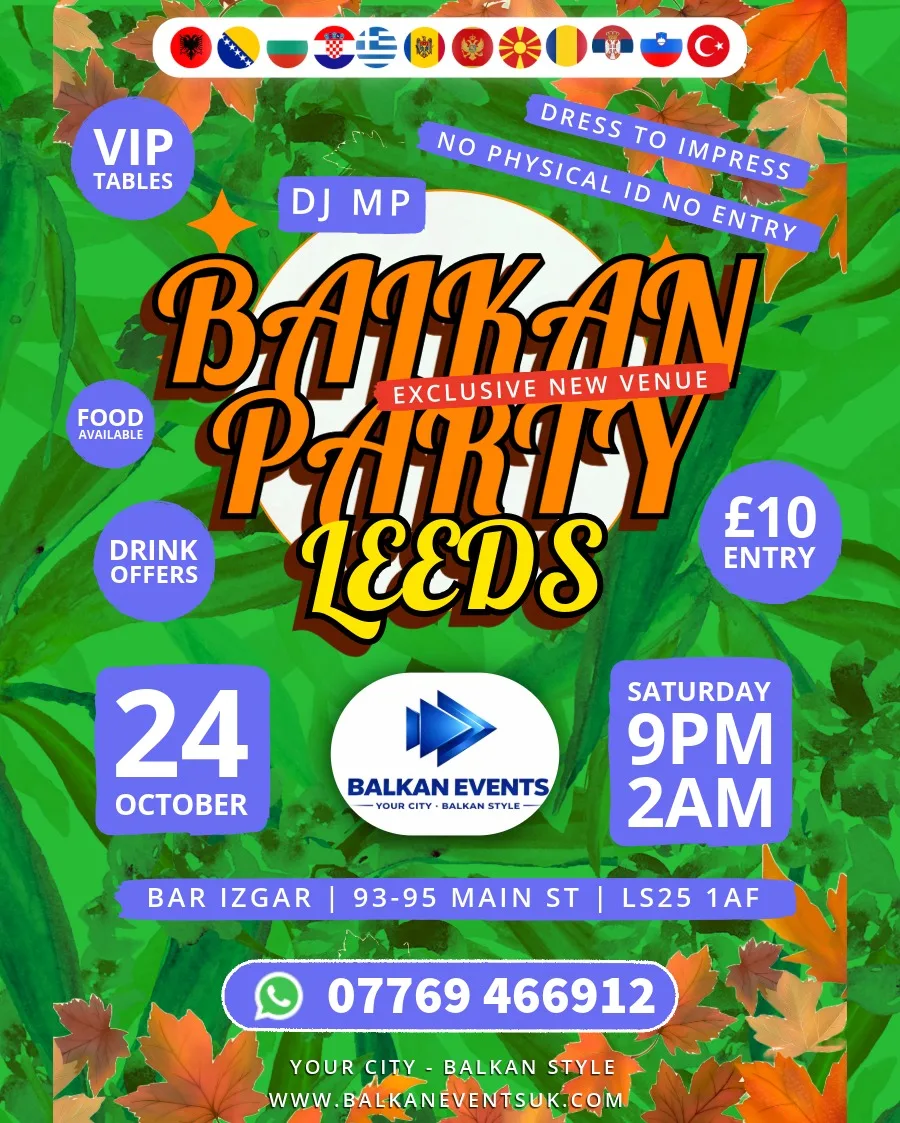 BALKAN Party LEEDS - Halloween Special at Calico Bar & Eatery
