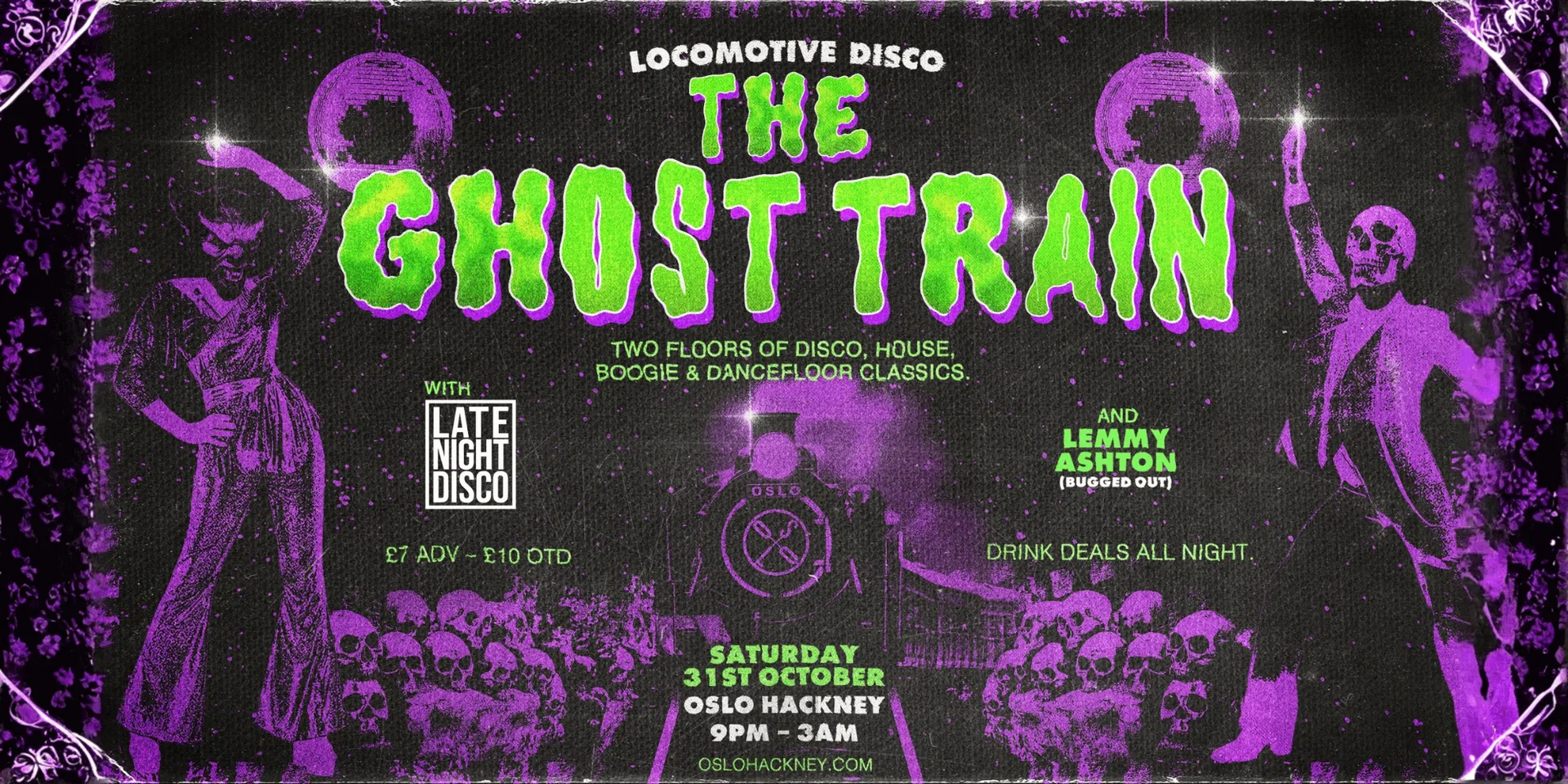 Locomotive Disco - The Ghost Train at Oslo Hackney