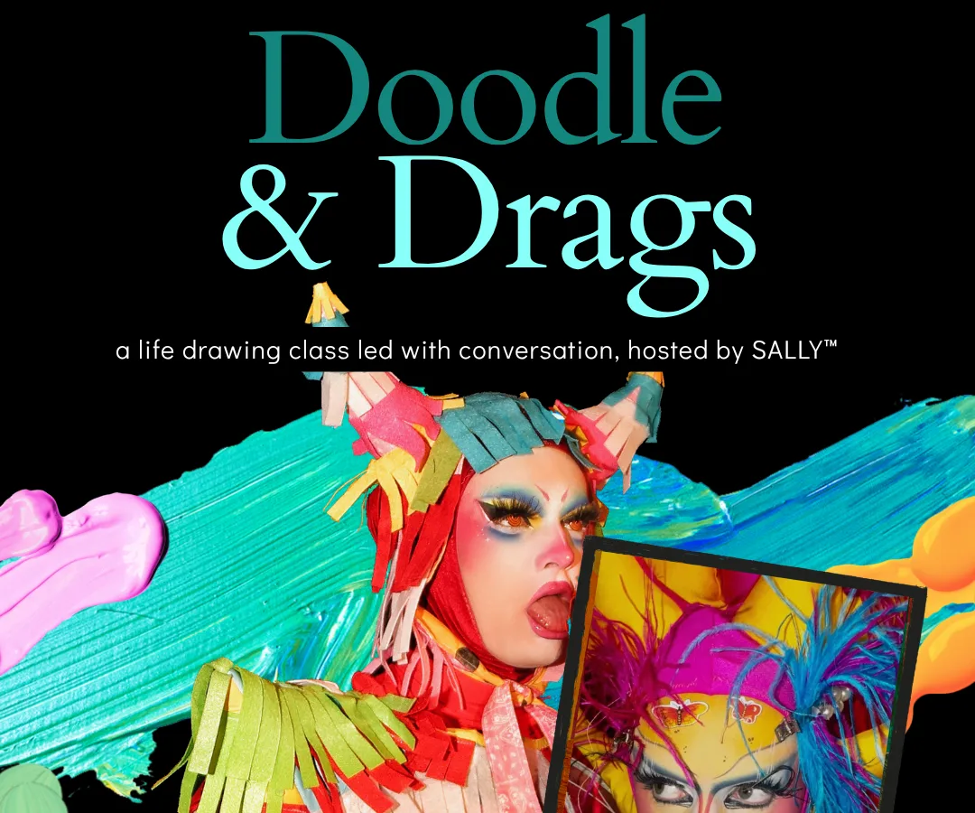 Doodle & Drags!: London Art Bar, Holborn with BONK! at The London Art Bar