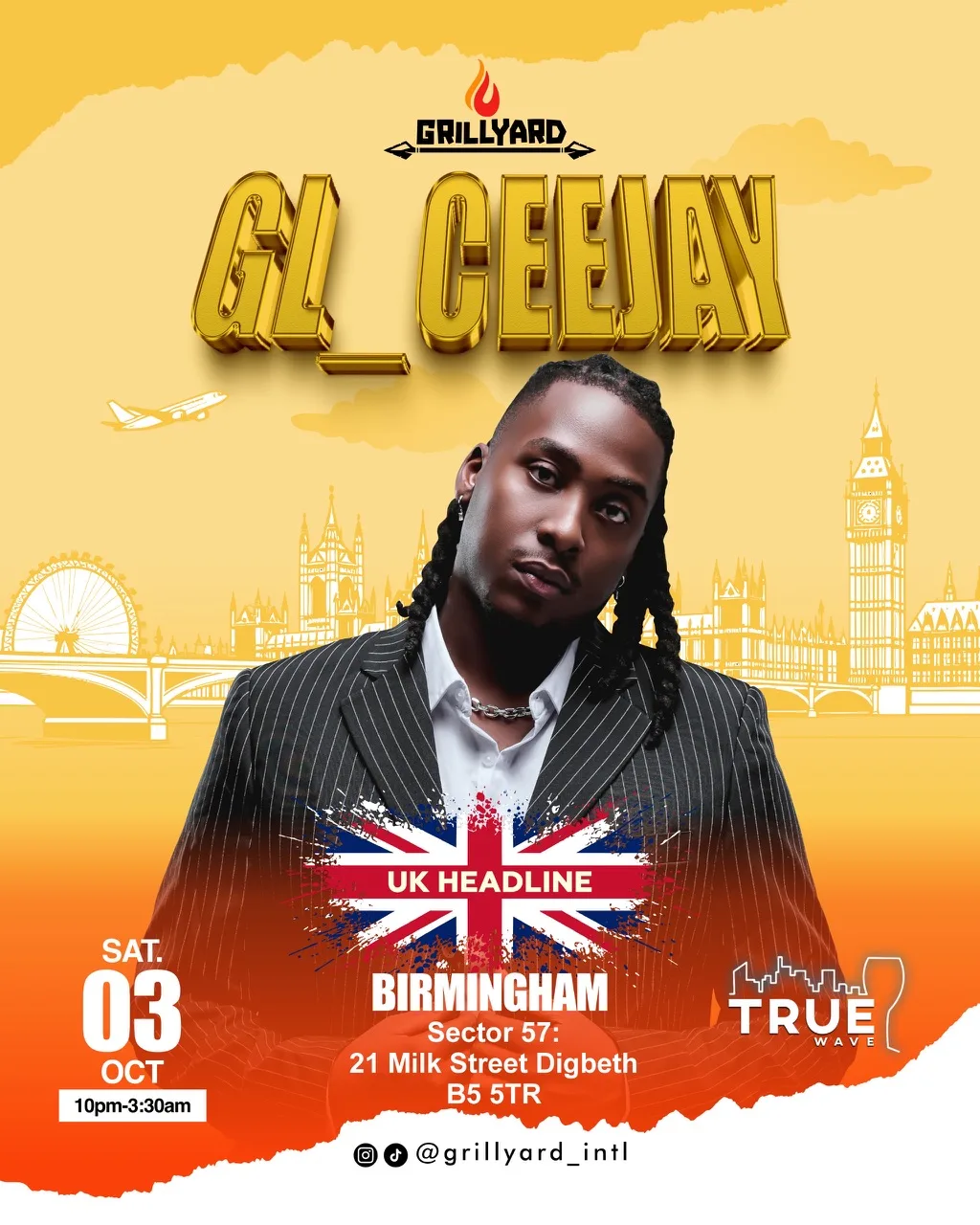 GL_ceeyjay UK headliner Birmingham at Sector 57