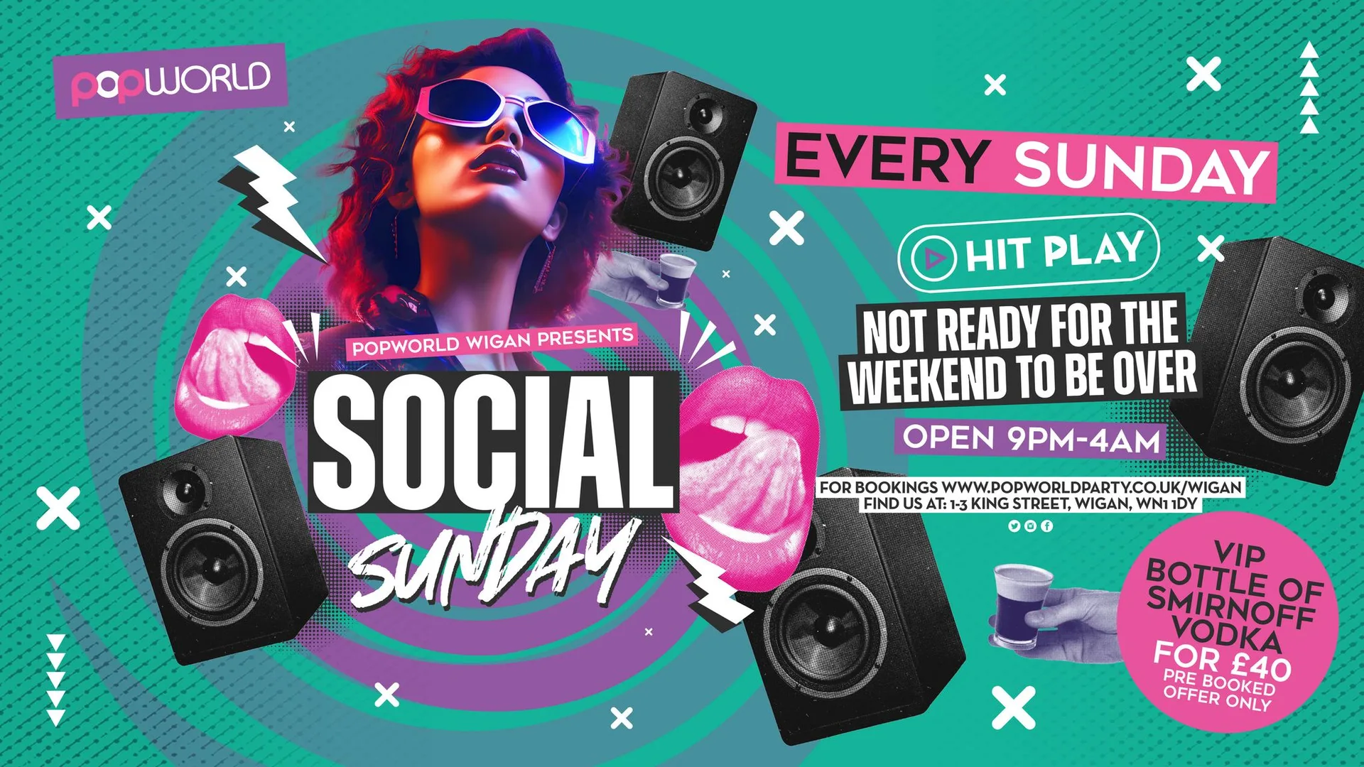 Social Sunday at Popworld Wigan