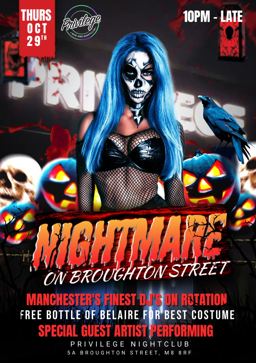 Nightmare on Broughton Street Freshers Special at Privilege Bar & Night Club