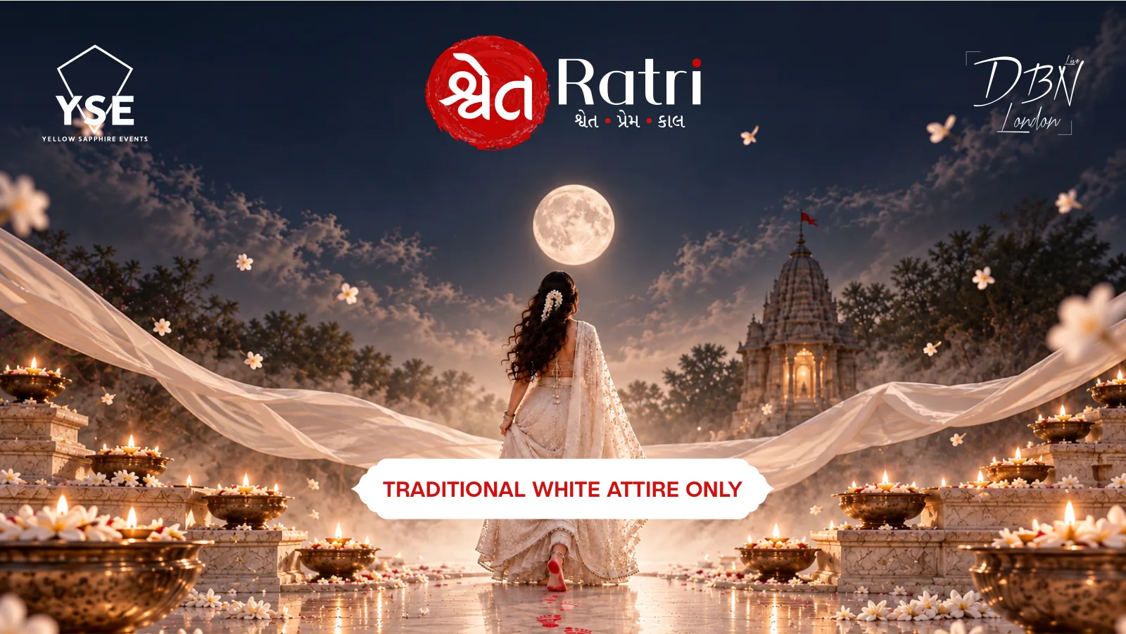 Shwet Ratri 🤍 The First Night of Tran Ratri