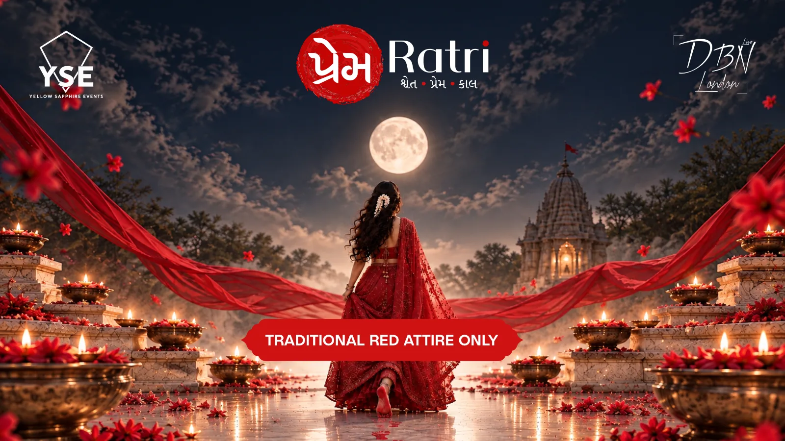 Prem Ratri ♥️ The Second Night of Tran Ratri at Neasden Studios