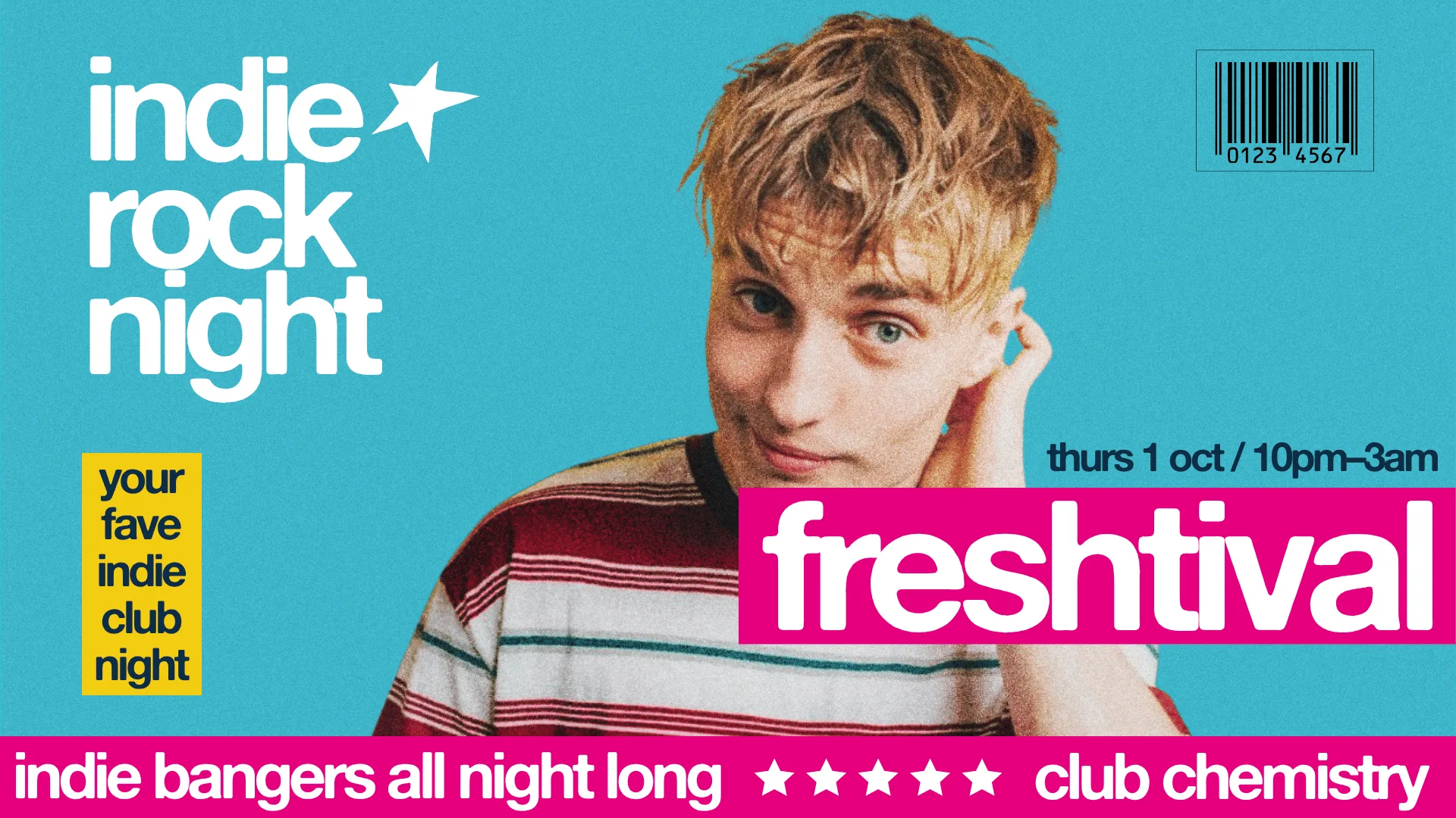 Indie Rock Night ∙ FRESHTIVAL 2026 | Club Chemistry Takeover