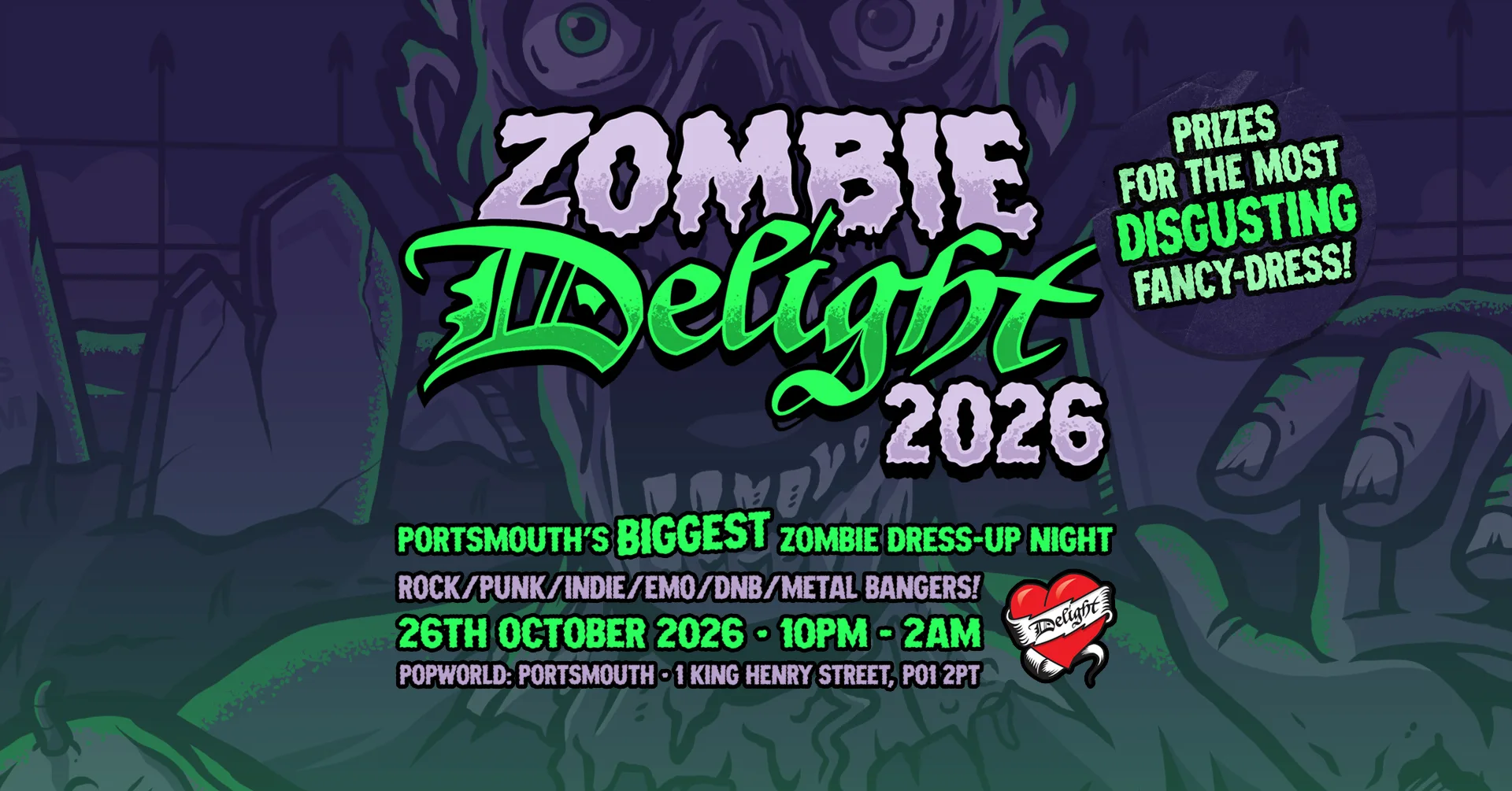 Zombie Delight: 2026 at The Sugar Shack Nightclub