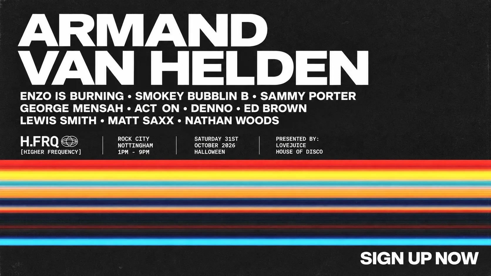 House of Disco x Higher Frequency Presents: Armand Van Helden at Rock City