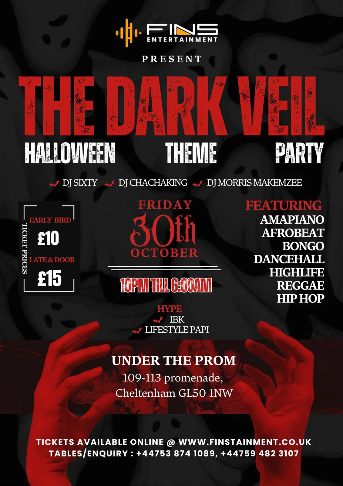 THE DARK VEIL (HALLOWEEN THEME PARTY