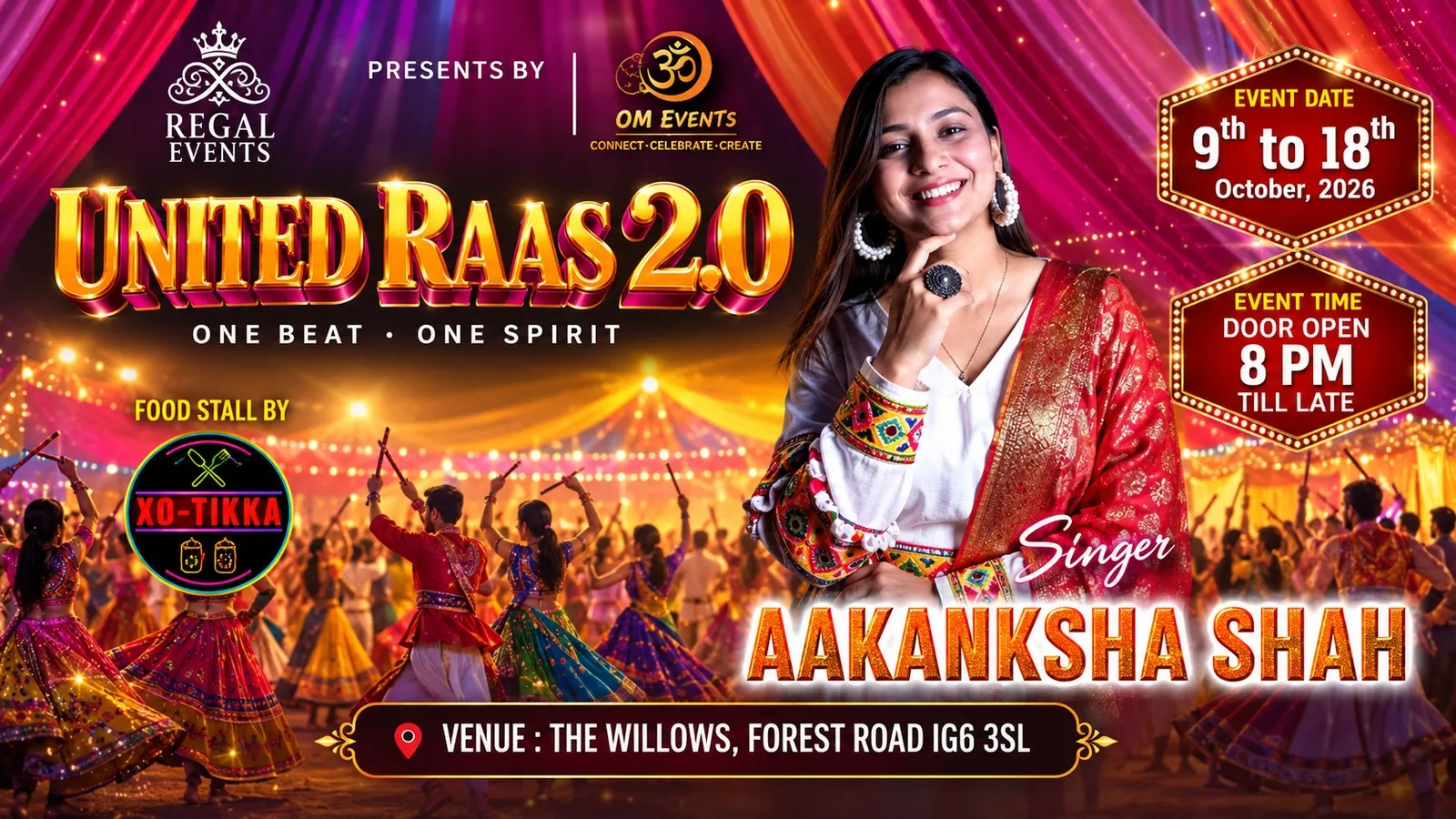 UNITED RAAS 2.0 – One Beat, One Spirit at The Willows
