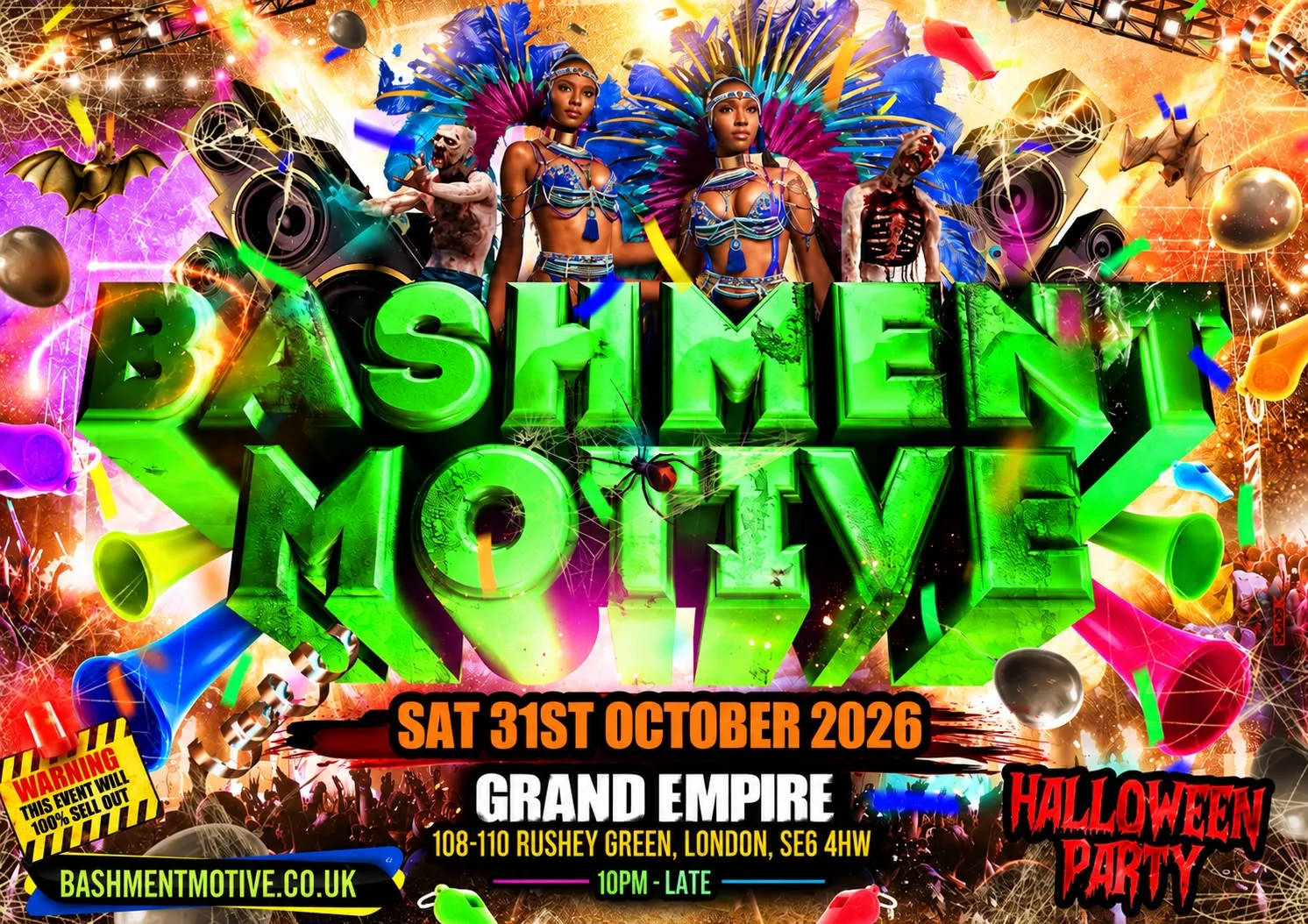 Bashment Motive - Halloween Party at Grand Empire