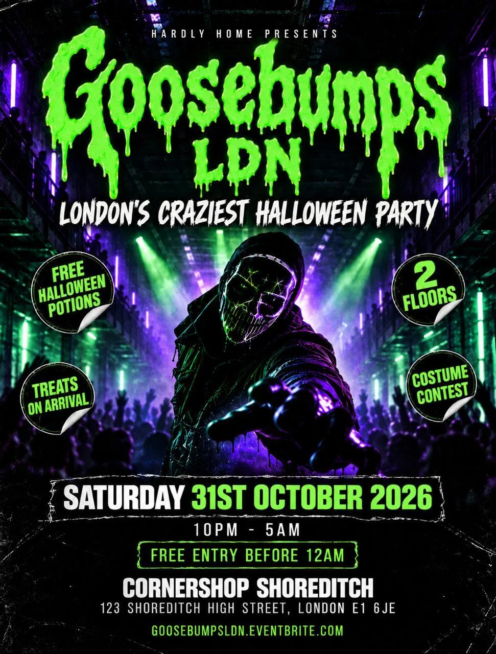 Goosebumps LDN - London's Craziest Halloween Party