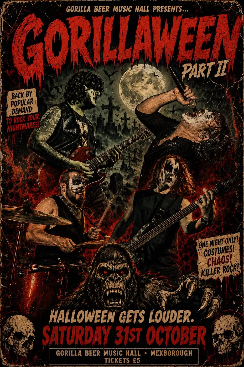 Gorillaween Part II at Gorilla Beer Hall