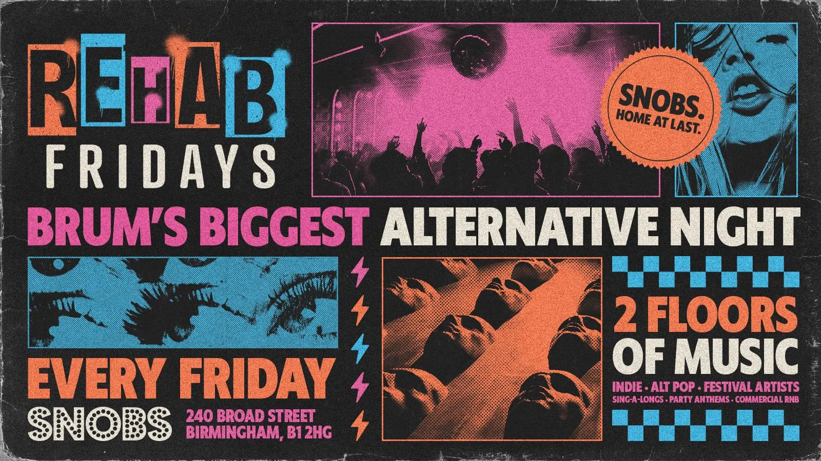 Rehab Friday @ Snobs [240] – 25th Sept at Snobs [240]