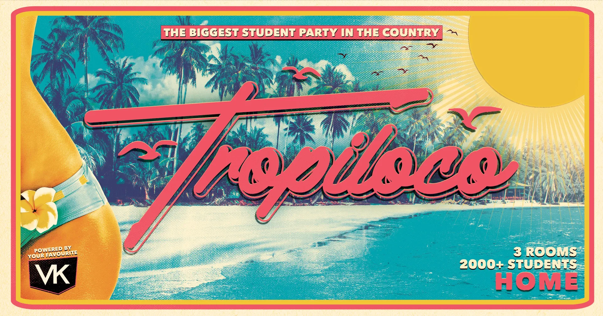 🌴🪩 TROPILOCO LEEDS 🪩🌴 £3.50 DOUBLE VOKDA PRE 12:30 & 3 ROOMS OF MUSIC // EVERY FRIDAY @ HOME 💕