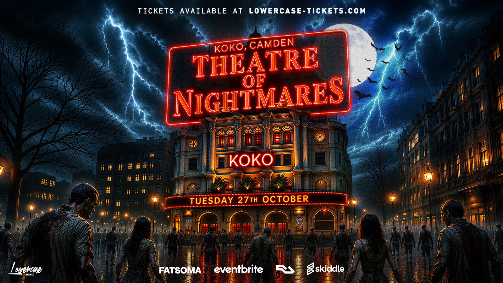 THEATRE OF NIGHTMARES @ KOKO - LONDON HALLOWEEN 2026