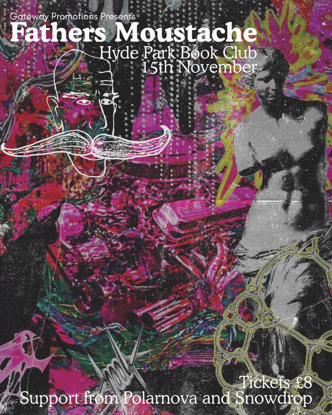 Fathers Moustache at Hyde Park Book Club