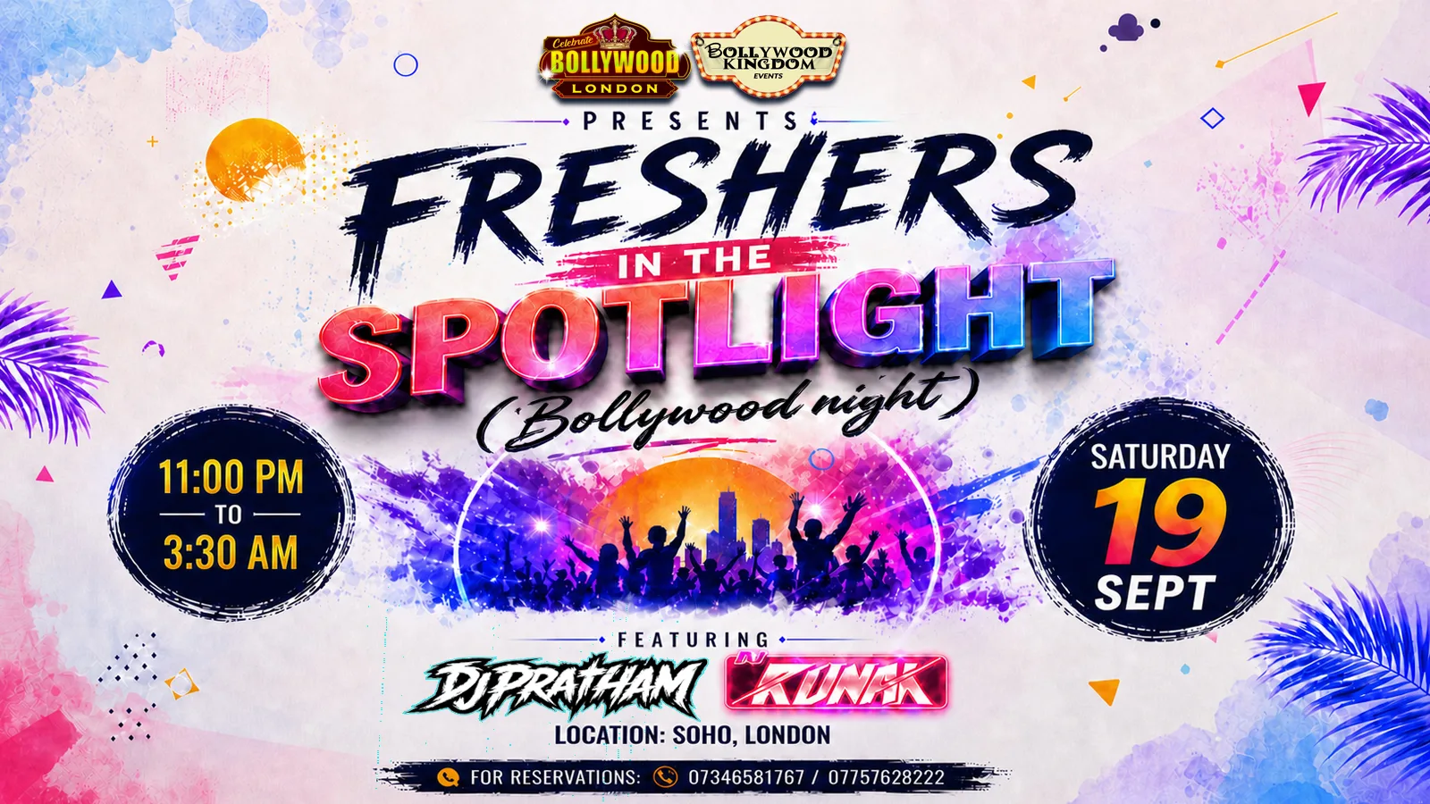 FRESHERS IN SPOTLIGHT (BOLLYWOOD PARTY)