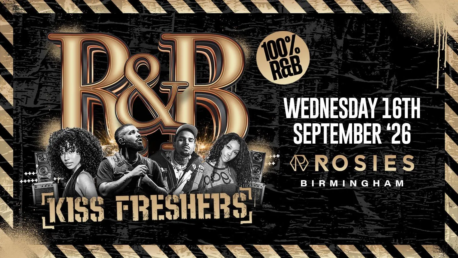 📣 FRESHERS x RETURNERS BIRMINGHAM R&B 📣 ROSIES FRESHERS 📣 WEDNESDAY 16.09.26 at Rosies - Birmingham