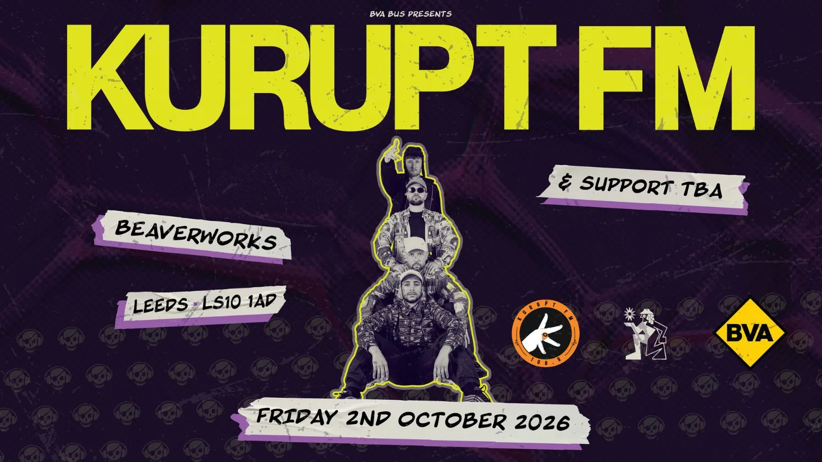 Beaverworks presents KURUPT FM - Fri 2nd Oct at BEAVER WORKS
