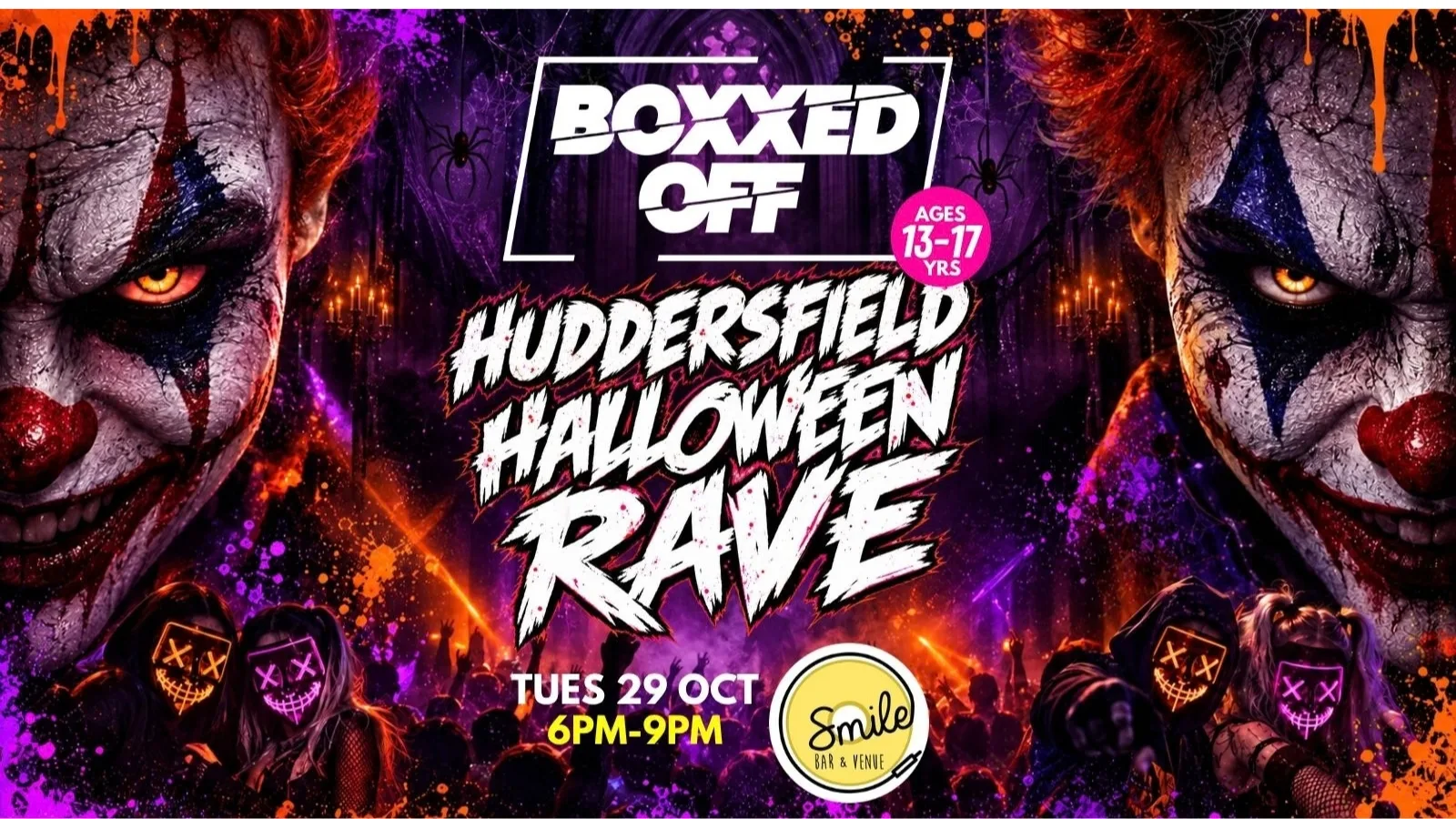 BOXXED OFF HUDDERSFIELD HALLOWEEN ☠️🎃👻 at Smile Bar and Venue