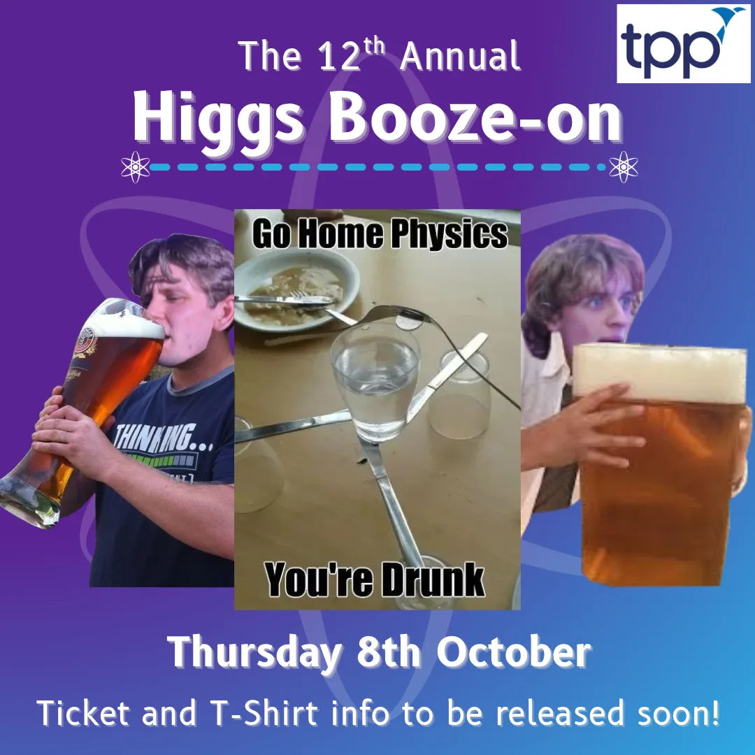 11th Annual Higgs Booze-On 🧡 PPS Vodbull ⚛️ at SNOBS