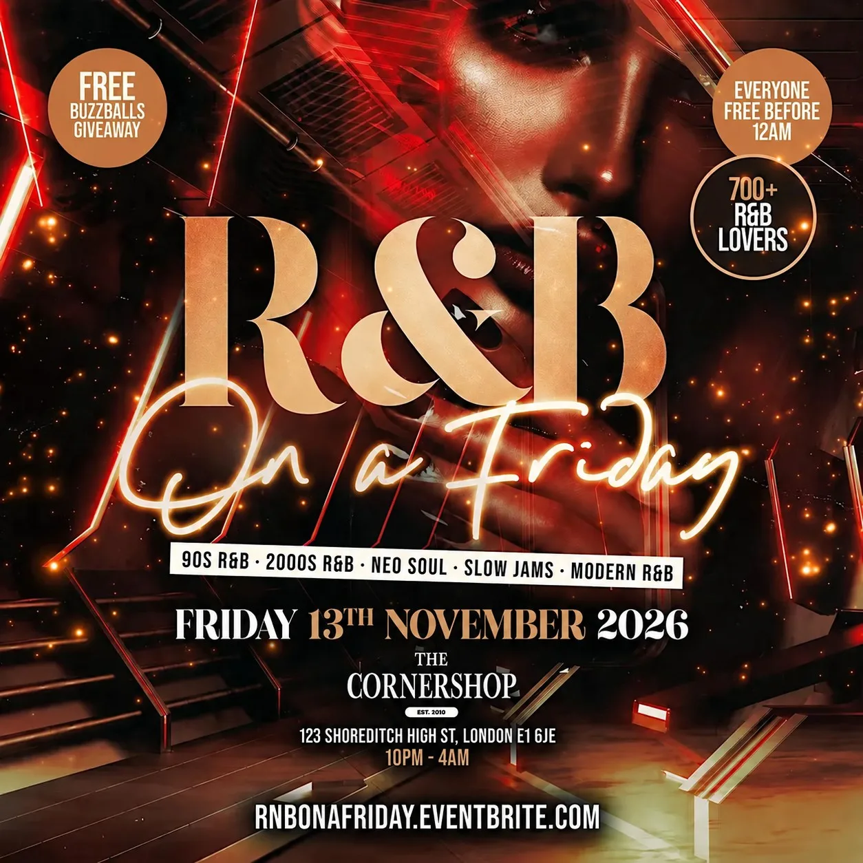 R&B On A Friday - Shoreditch Free RnB Party