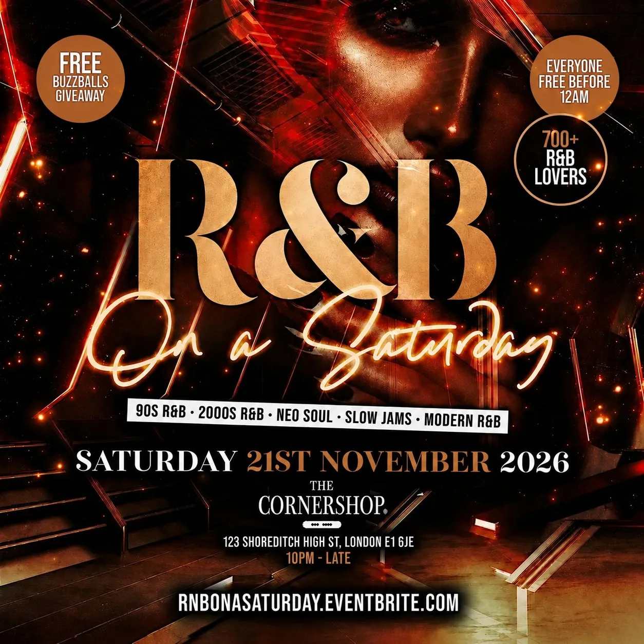 R&B On A Saturday - Shoreditch Free RnB Party