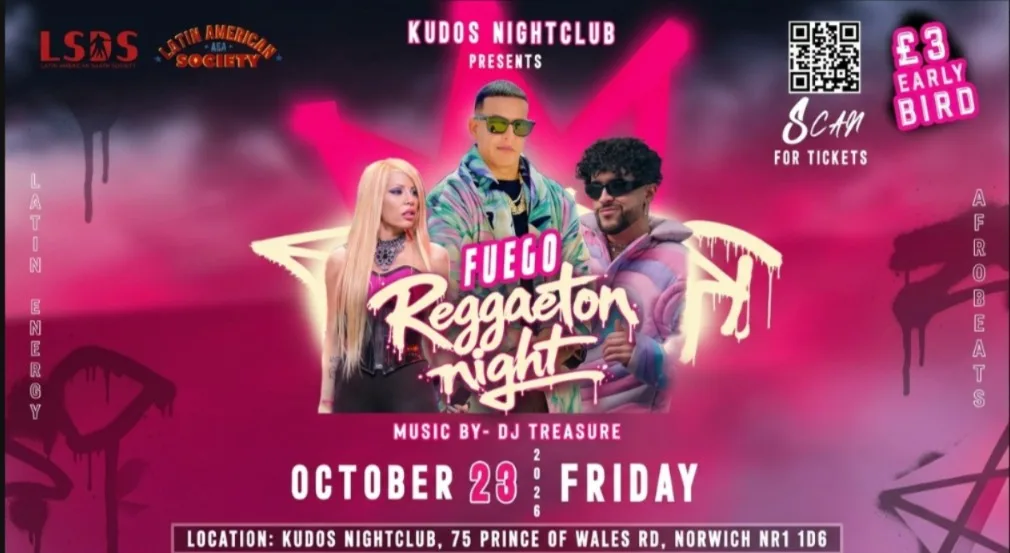 🔥 KUDOS PRESENTS: FUEGO - REGGAETON NIGHT at KUDOS Bar and Nightclub