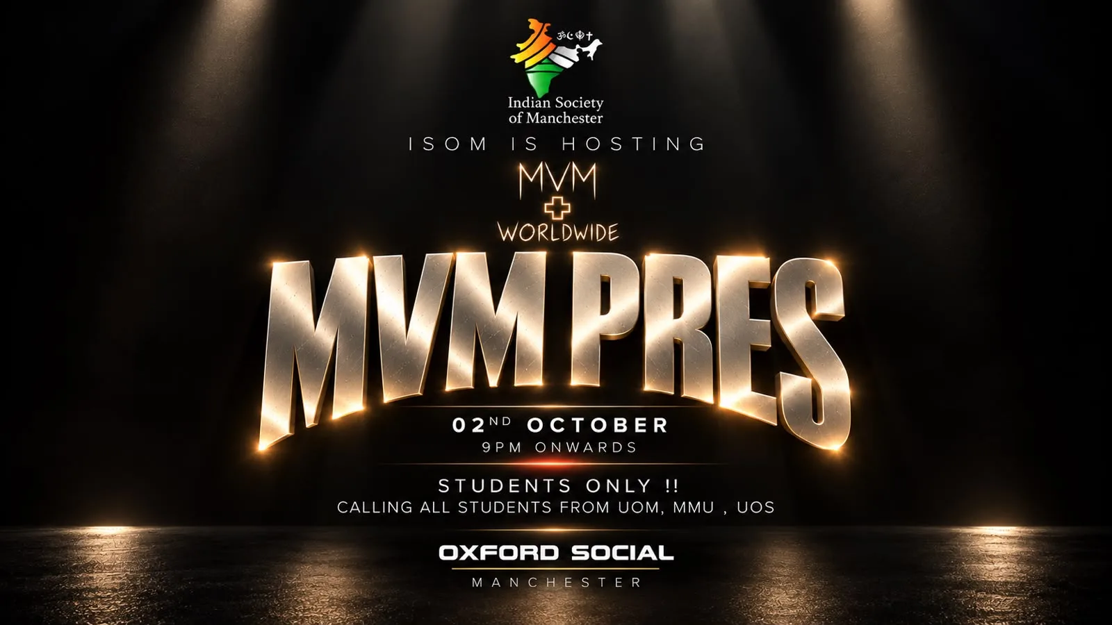 ISOM PRESENTS MVM PRES at Oxford Social
