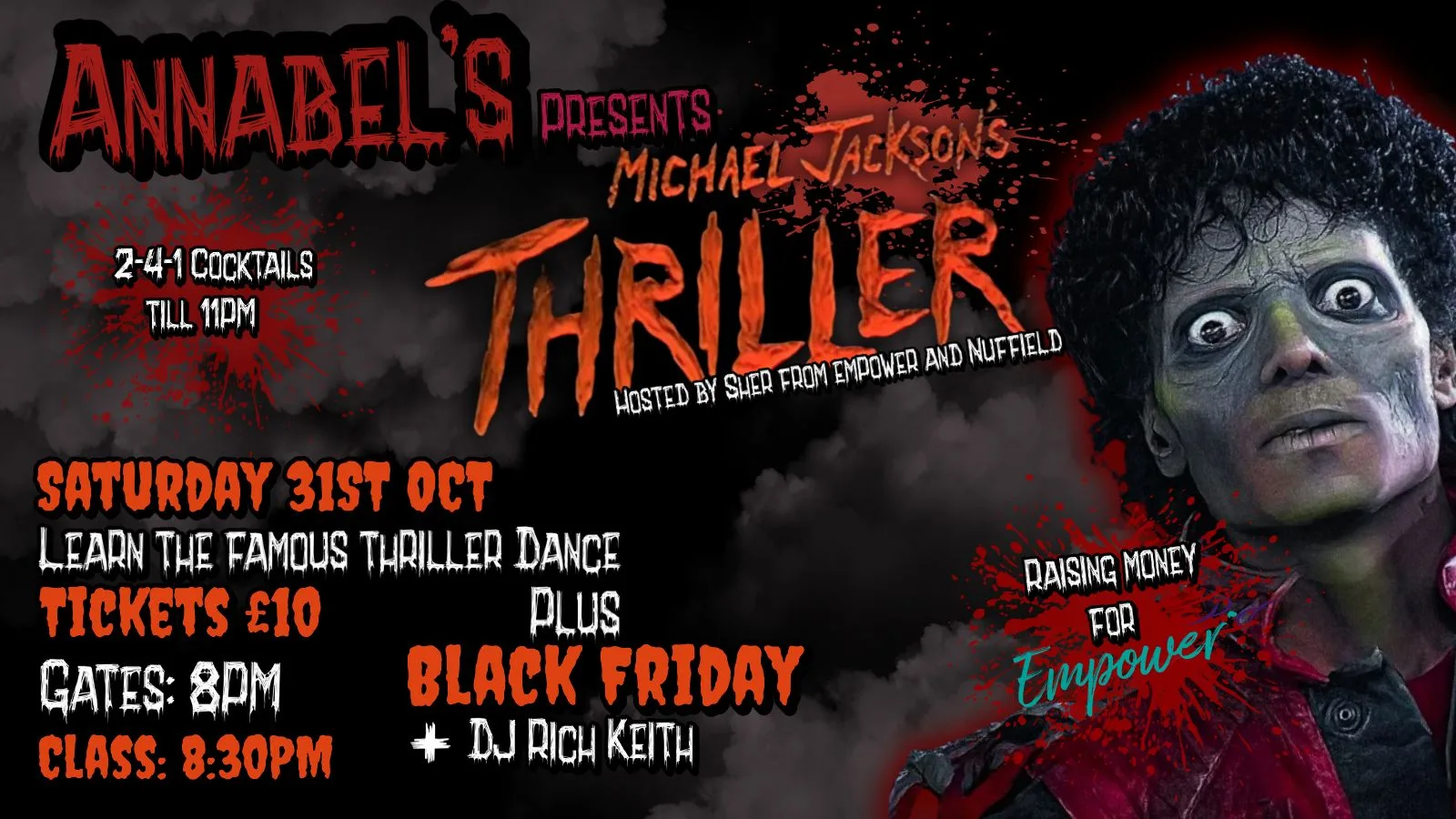Thriller Fundraiser for Empower CIC