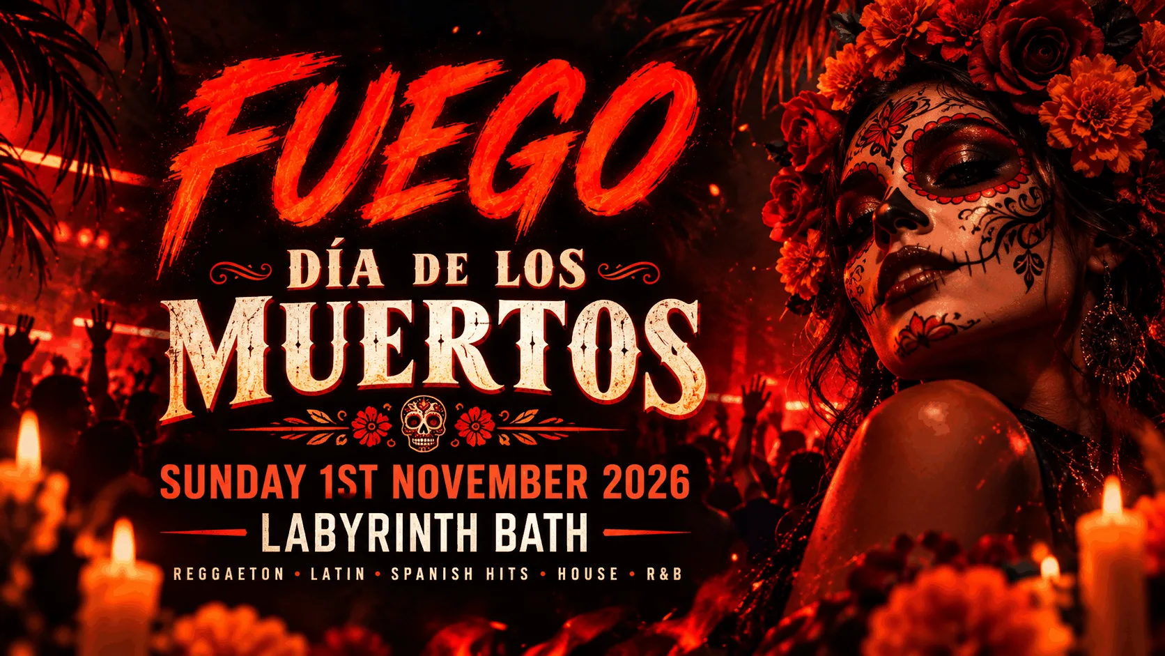 FUEGO: Día de los Muertos | Labyrinth Bath at Labyrinth Bar & Nightclub