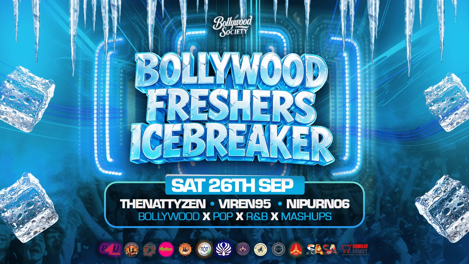Bollywood Freshers Icebreaker (London's Official Move-In Bolly Party) - Sat 26 September at The Bootlegger Covent Garden