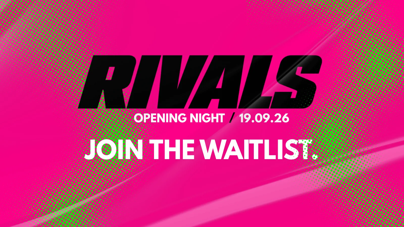 RIVALS SATURDAY: OPENING NIGHT at Jack Murphys