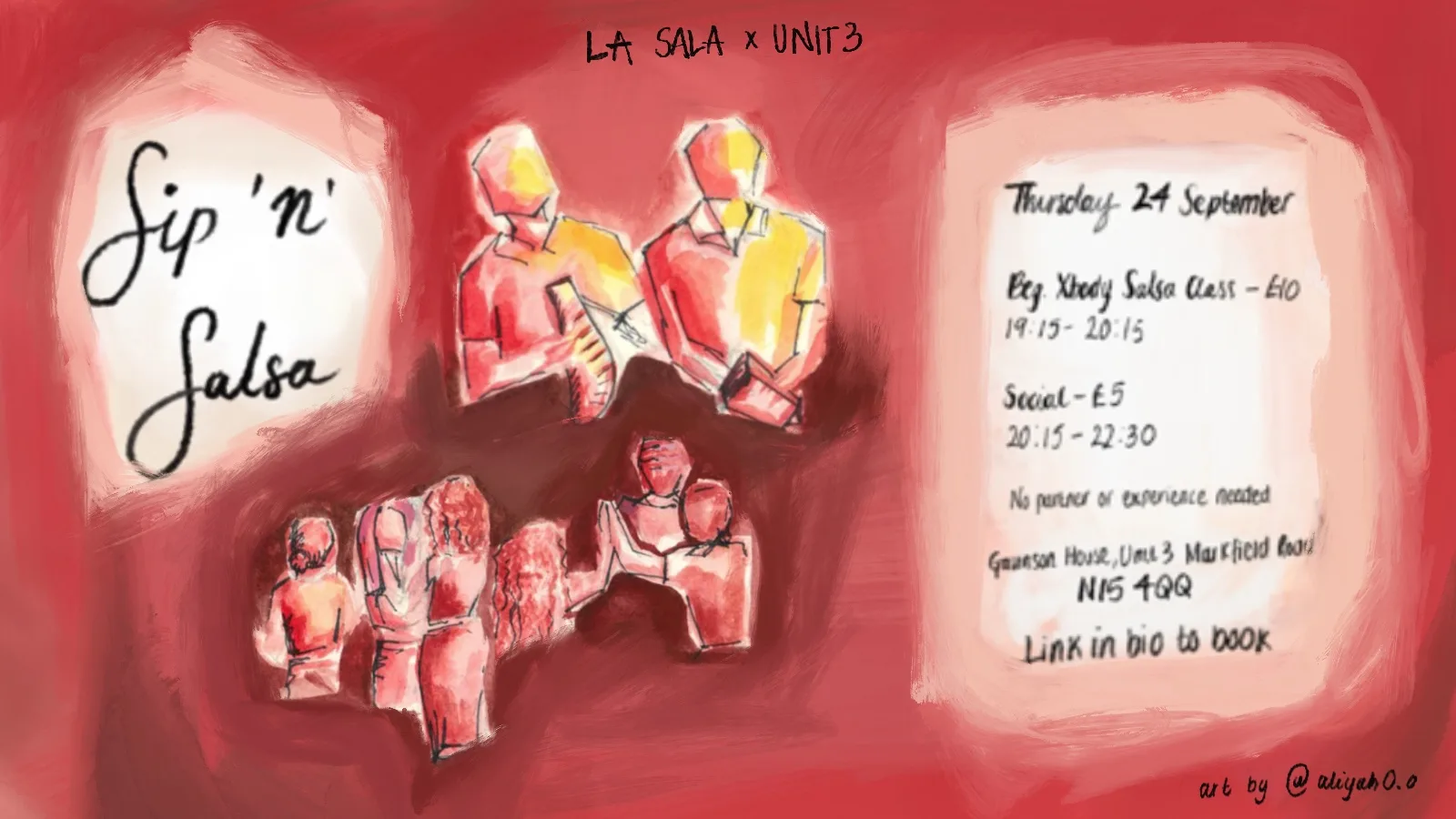 Beginners salsa class & social at UNIT3